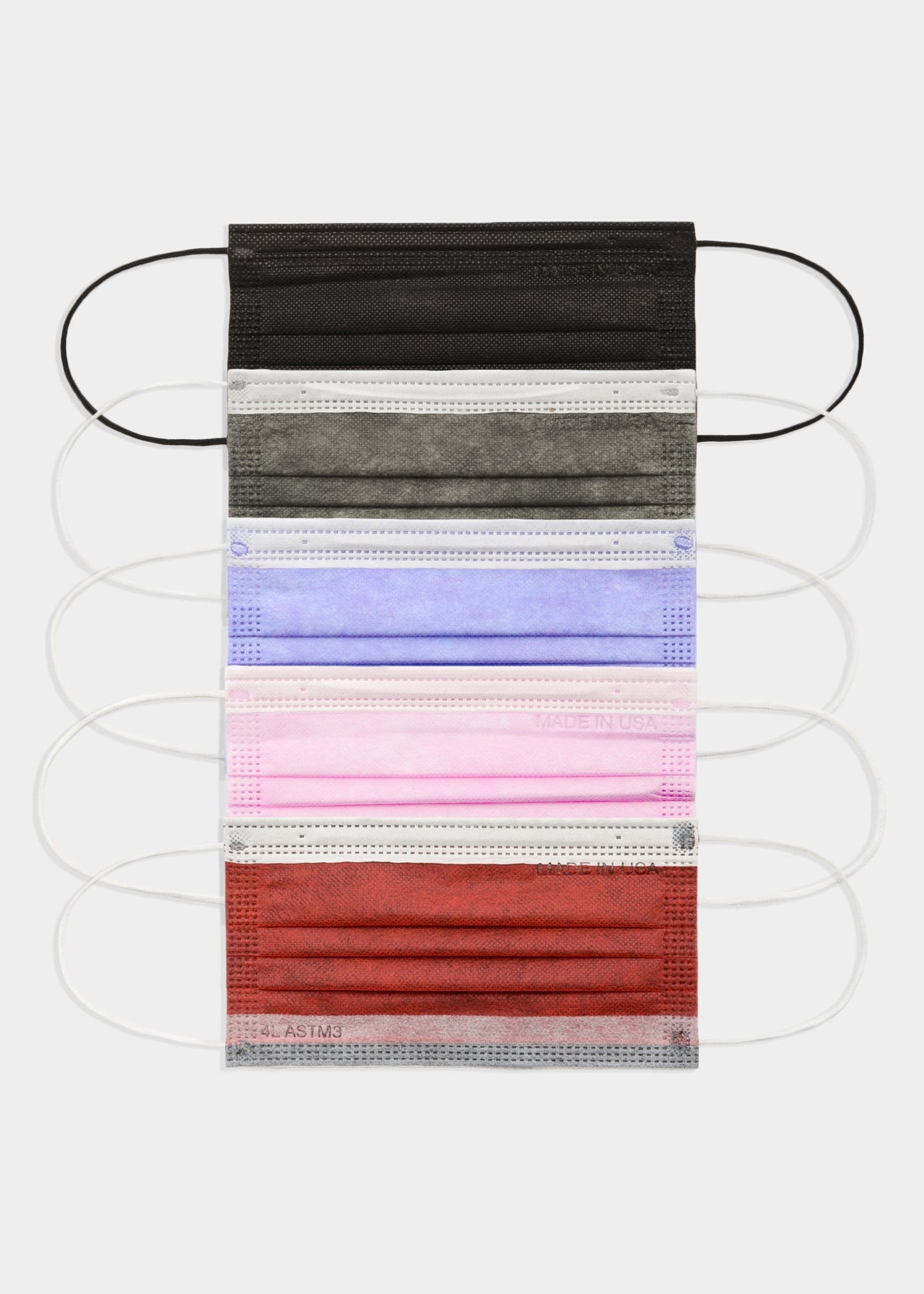 Adult 4-Ply Face Masks, FDA-Listed, 98% Filtration