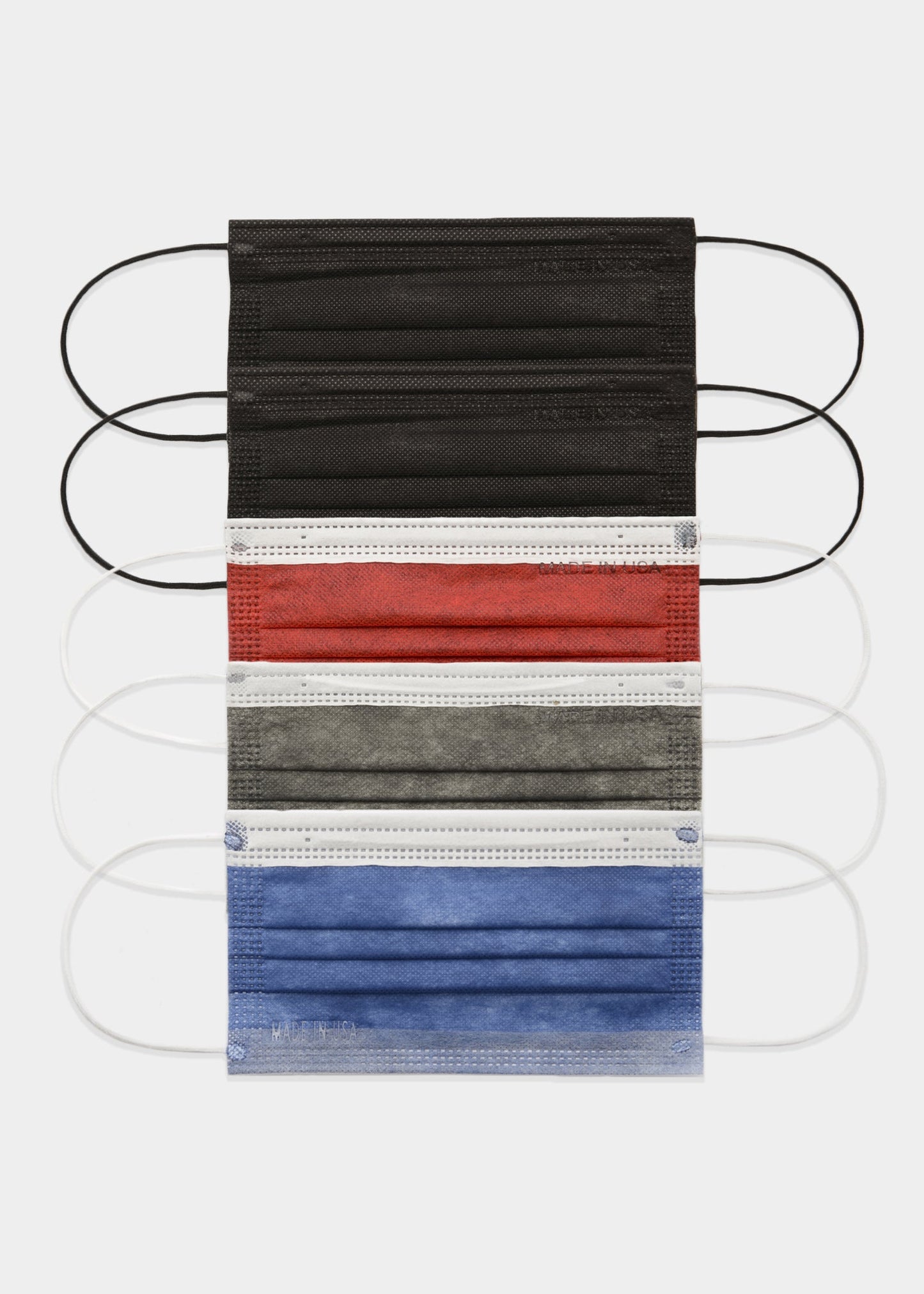 Adult 4-Ply Face Masks, FDA-Listed, 98% Filtration