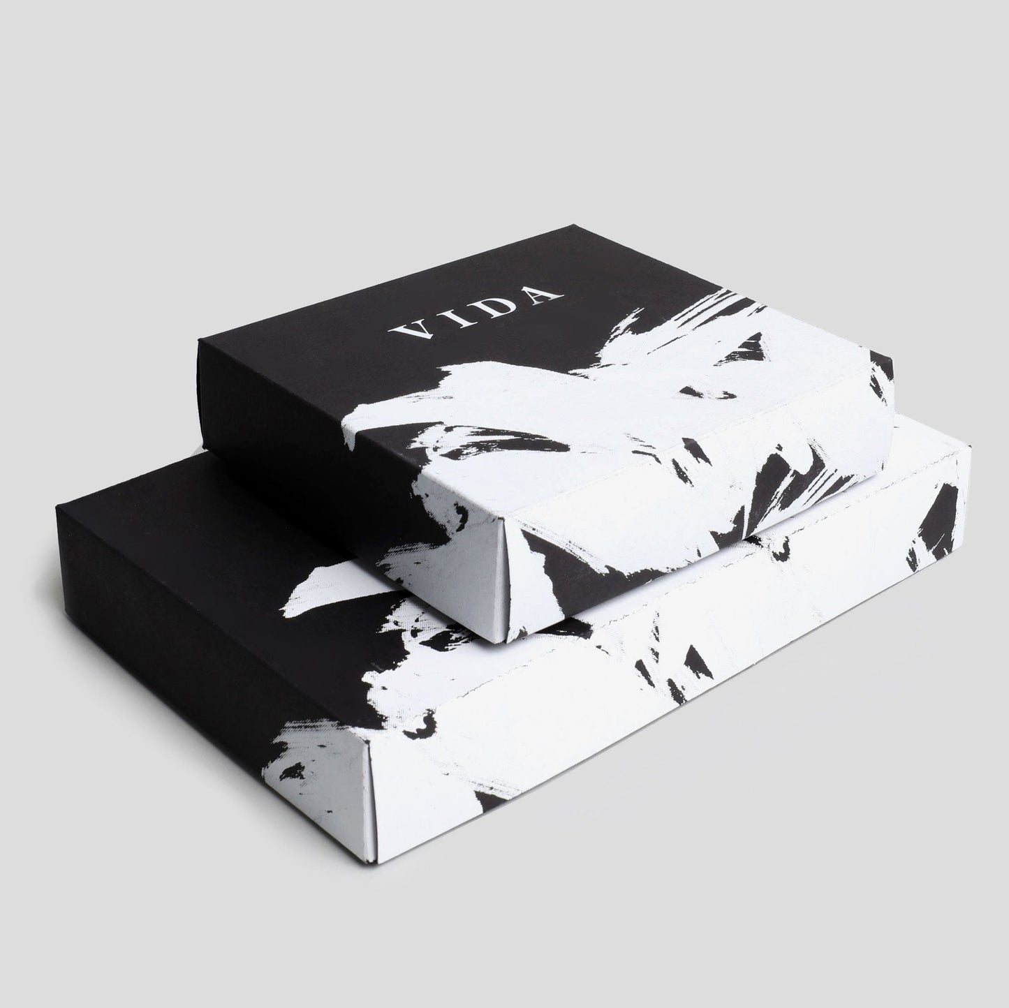 black pattern gift boxes