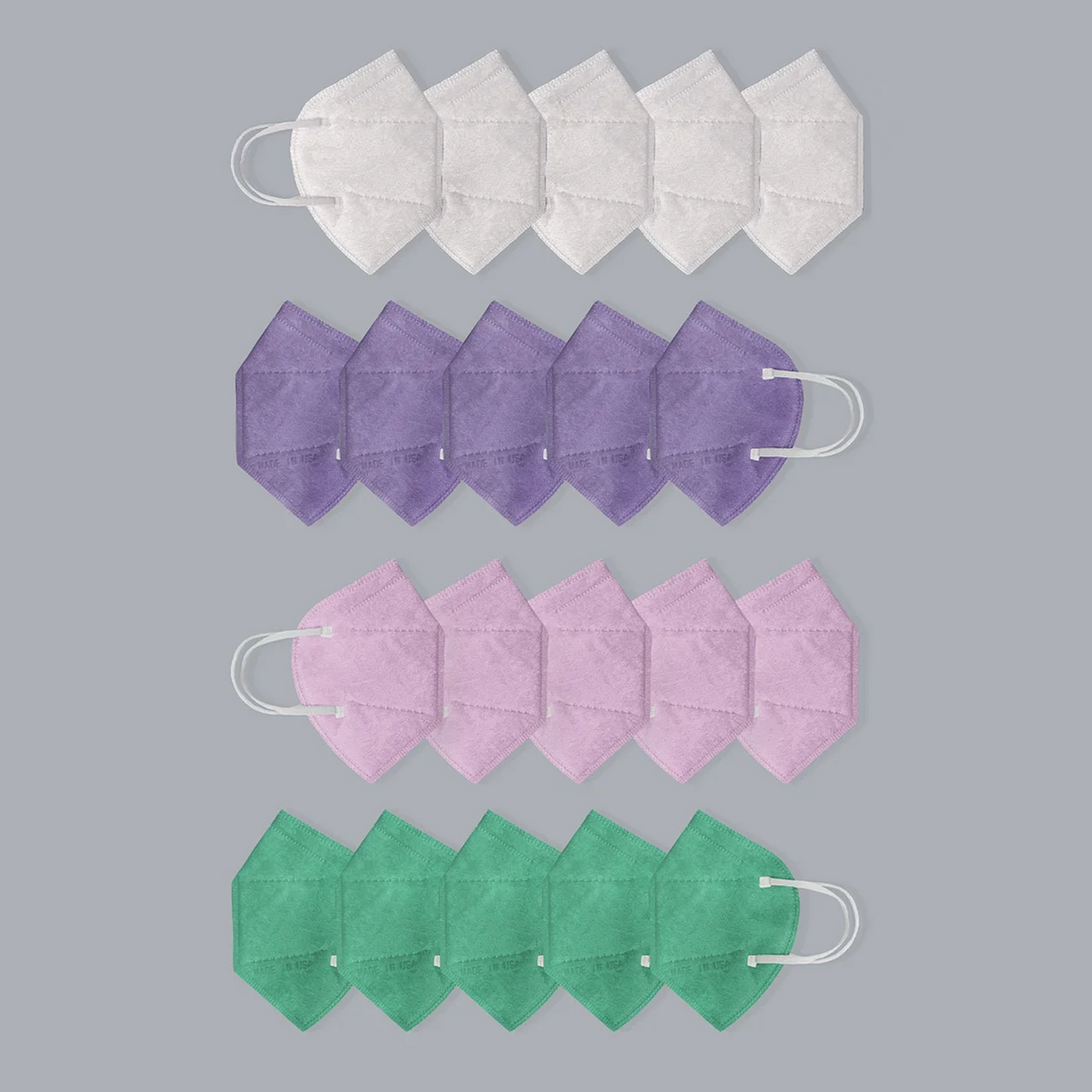 Adult KN95 High-Filtration Face Mask, Made in USA